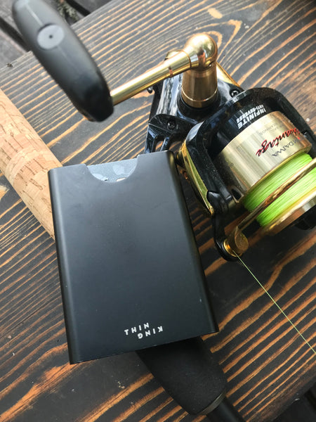 Thin King porta carte di credito - Nero Nuovo