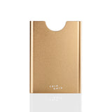 Gold color EDC card case made of aluminum