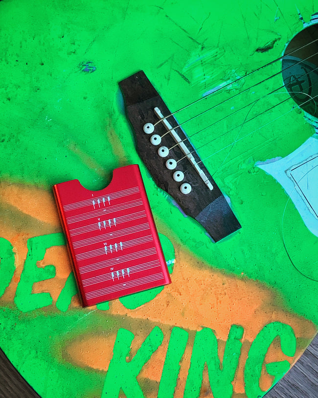 Thin King credit card case - Red 4Chords