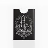 Thin King  card holder - Black Hand by Tuomas Valtanen