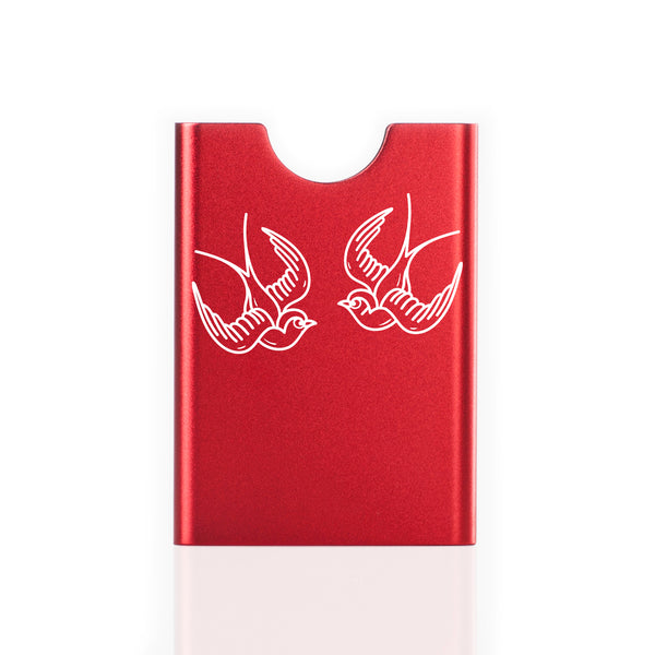 Thin King credit card case - Red Sparrow