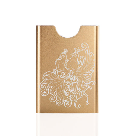 Thin King credit card case - Champagne Partridge