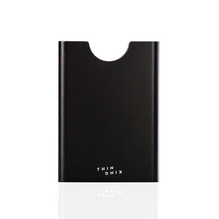 Thin King credit card case - Black Snake by Tuomas Valtanen