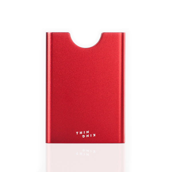 Thin King credit card case - Ruby Red - Thin King card case