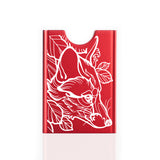 Thin King credit card case - Red Fox by Monika Boo