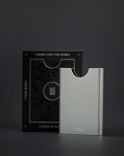 Thin King credit card case - Silver